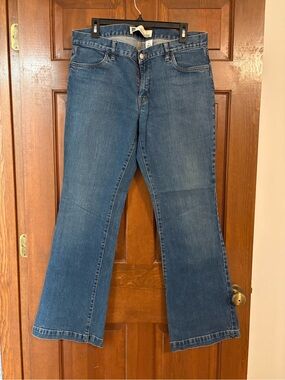 Gap long and lean stretch Classic Women's Flare Jeans - Blue